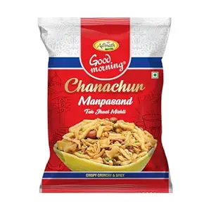 Good Morning Manpasand Kolkata Chanachur – Tok Jhal Mishti Flavour | Sweet, Tangy & Spicy Bengali Namkeen Mixture | 500g Pack