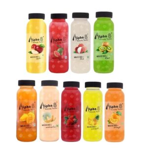 ALPHA 8 Natural Energizer & Immunity Booster, Healthy Juice, High Fiber, Real Natural Taste Juice (Combo- Pack of 12)